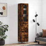 Hoge Kast 34,5X34X180 Cm Bewerkt Hout