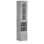 Hoge Kast 34,5X34X180 Cm Bewerkt Hout