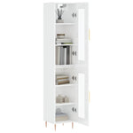 Hoge Kast 34,5X34X180 Cm Bewerkt Hout