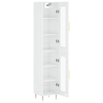Hoge Kast 34,5X34X180 Cm Bewerkt Hout