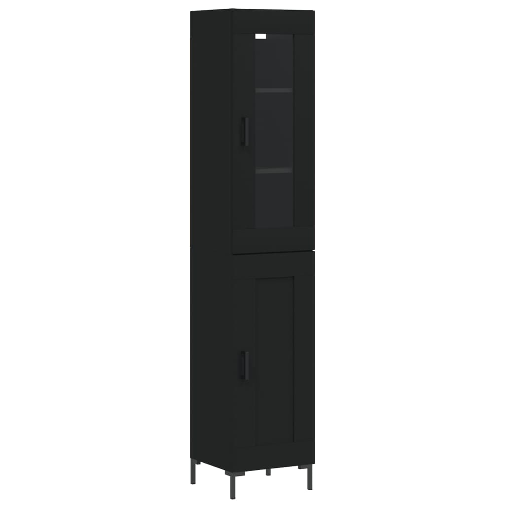 Hoge Kast 34,5X34X180 Cm Bewerkt Hout