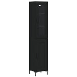 Hoge Kast 34,5X34X180 Cm Bewerkt Hout