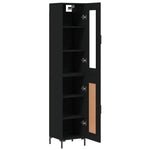 Hoge Kast 34,5X34X180 Cm Bewerkt Hout