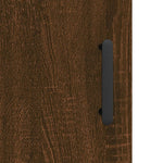 Hoge Kast 69,5X34X180 Cm Bewerkt Hout