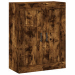 Hoge Kast 69,5X34X180 Cm Bewerkt Hout Kleurig