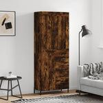 Hoge Kast 69,5X34X180 Cm Bewerkt Hout