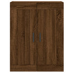 Hoge Kast 69,5X34X180 Cm Bewerkt Hout