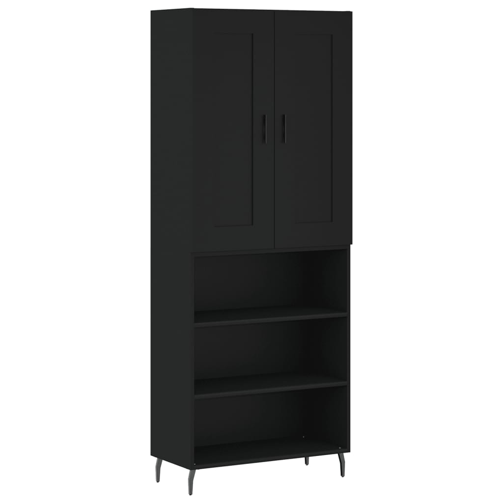 Hoge Kast 69,5X34X180 Cm Bewerkt Hout