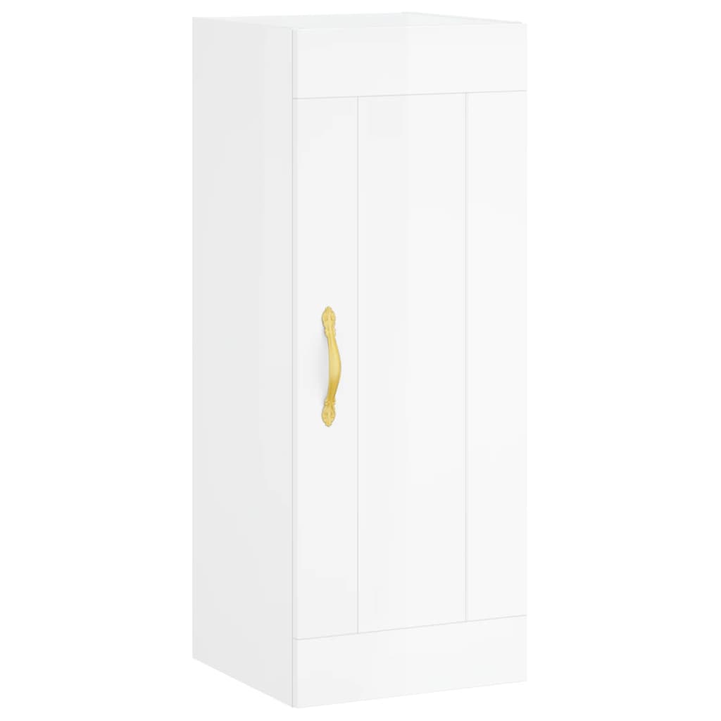 Hoge Kast 34,5X34X180 Cm Bewerkt Hout