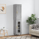 Hoge Kast 34,5X34X180 Cm Bewerkt Hout
