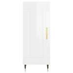 Hoge Kast 34,5X34X180 Cm Bewerkt Hout