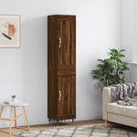 Hoge Kast 34,5X34X180 Cm Bewerkt Hout
