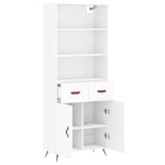 Hoge Kast 69,5X34X180 Cm Bewerkt Hout