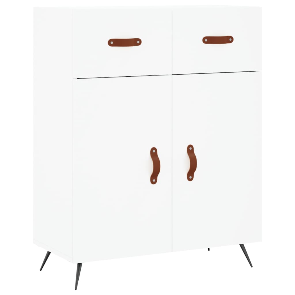 Hoge Kast 69,5X34X180 Cm Bewerkt Hout