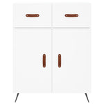 Hoge Kast 69,5X34X180 Cm Bewerkt Hout