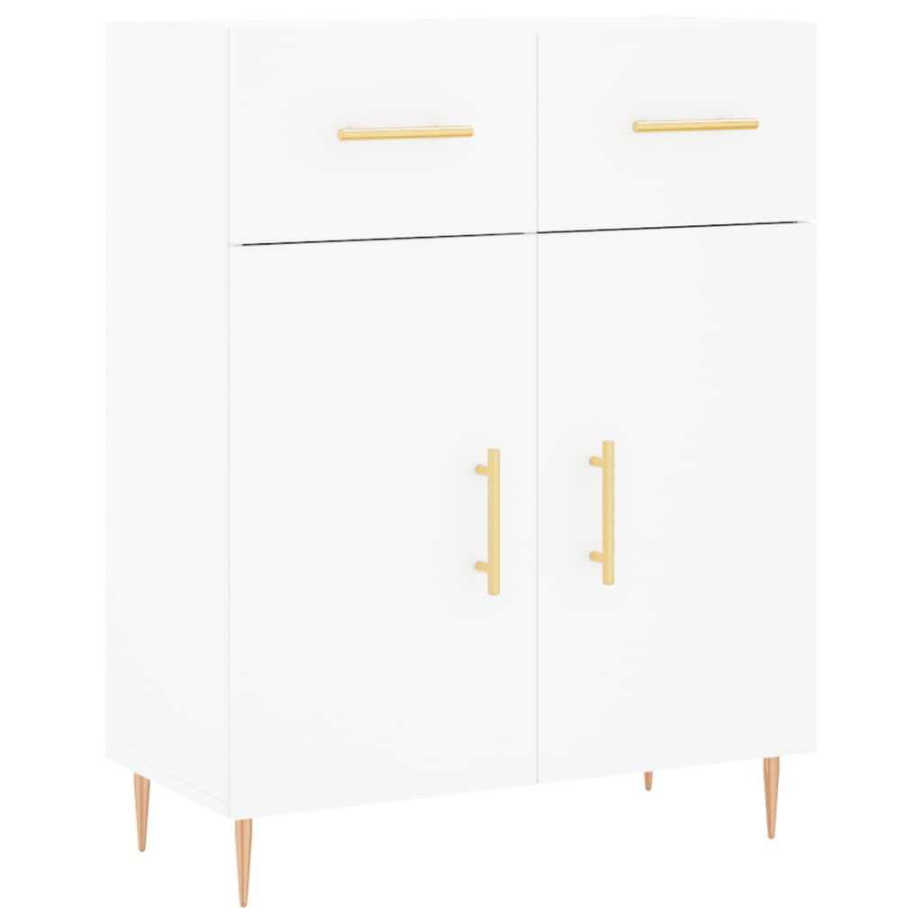 Hoge Kast 69,5X34X180 Cm Bewerkt Hout
