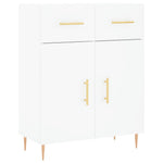 Hoge Kast 69,5X34X180 Cm Bewerkt Hout