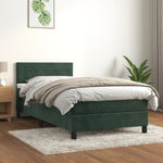 Boxspring Met Matras Fluweel