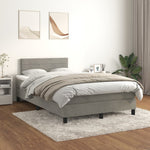 Boxspring Met Matras Fluweel