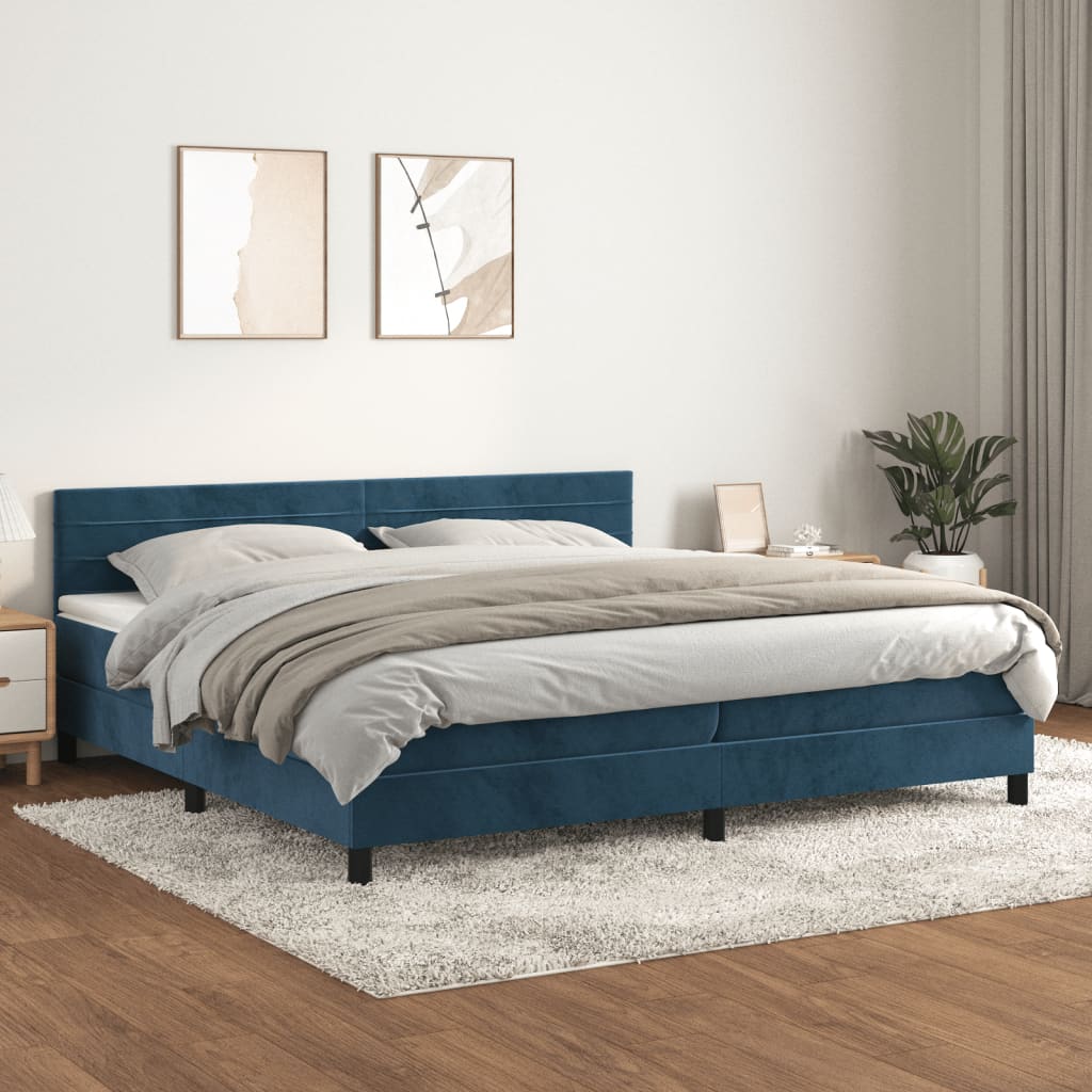 Boxspring Met Matras Fluweel