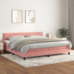 Boxspring Met Matras Fluweel