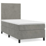 Boxspring Met Matras Fluweel