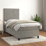 Boxspring Met Matras Fluweel