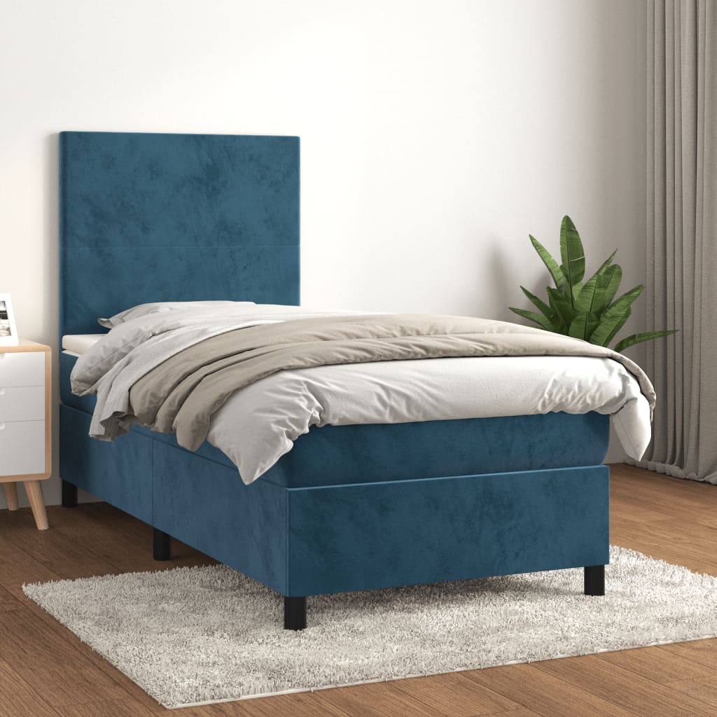 Boxspring Met Matras Fluweel