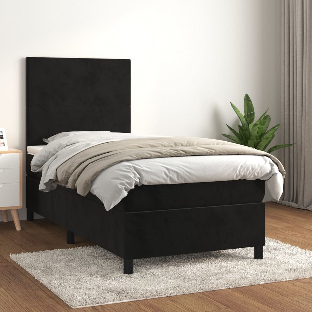 Boxspring Met Matras Fluweel