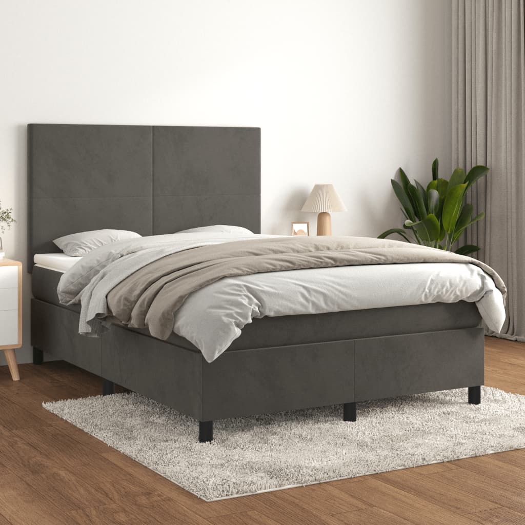 Boxspring Met Matras Fluweel