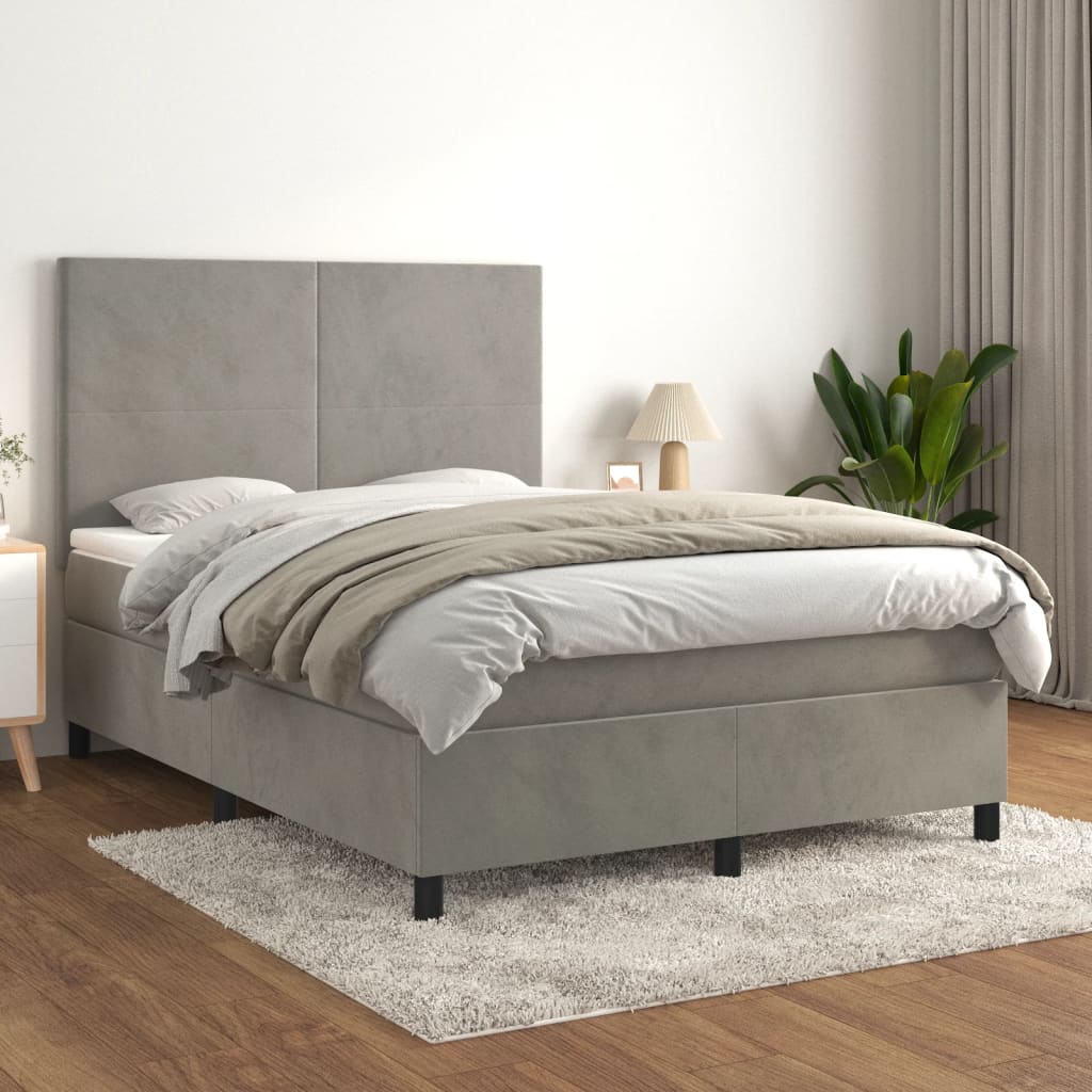 Boxspring Met Matras Fluweel