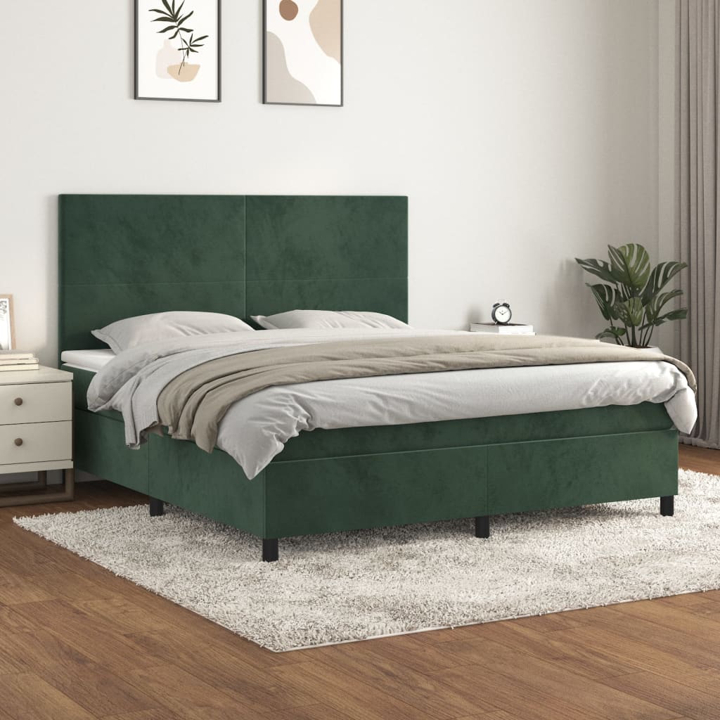 Boxspring Met Matras Fluweel