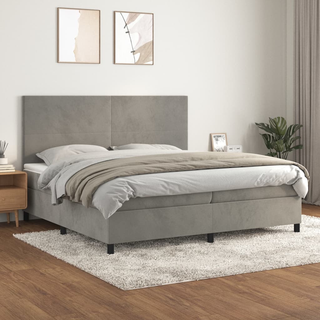 Boxspring Met Matras Fluweel