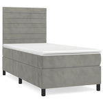Boxspring Met Matras Fluweel