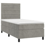 Boxspring Met Matras Fluweel