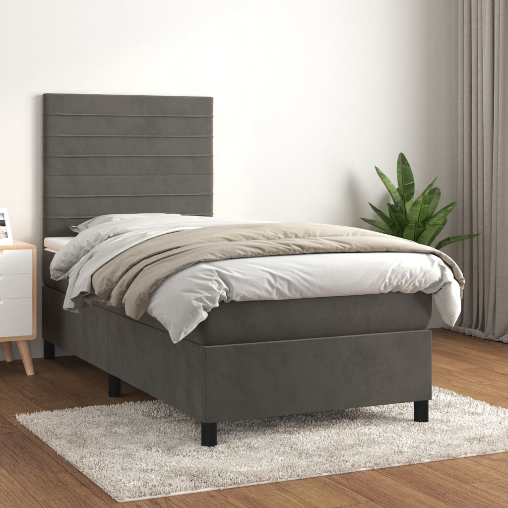 Boxspring Met Matras Fluweel