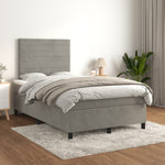 Boxspring Met Matras Fluweel