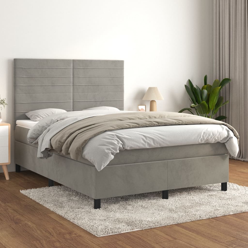 Boxspring Met Matras Fluweel