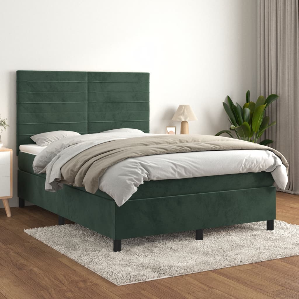 Boxspring Met Matras Fluweel