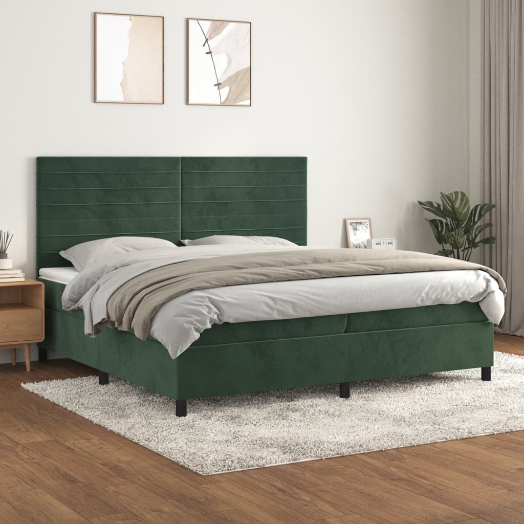 Boxspring Met Matras Fluweel