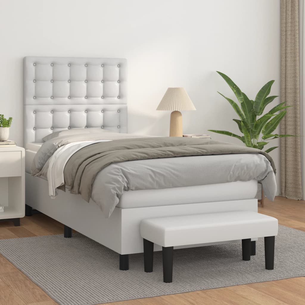 Boxspring Met Matras Kunstleer Kleurig