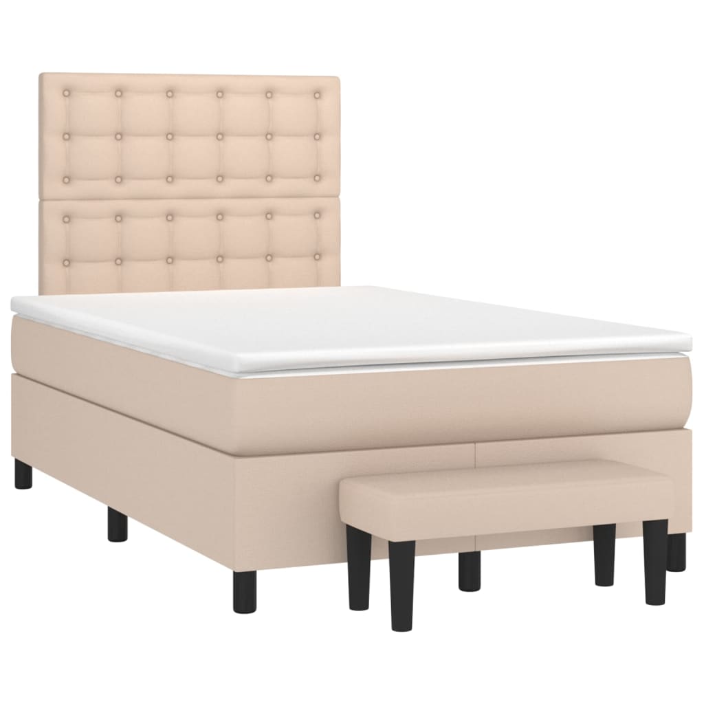 Boxspring Met Matras Kunstleer Kleurig