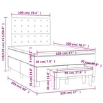 Boxspring Met Matras Kunstleer Kleurig