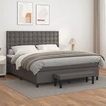 Boxspring Met Matras Kunstleer Kleurig