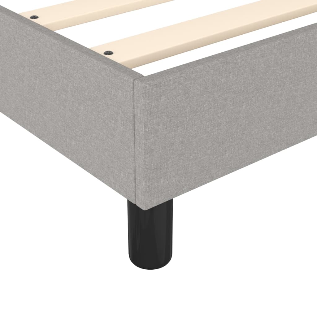 Boxspring Met Matras Stof Lichtgrijs