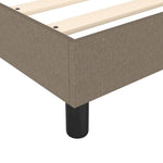 Boxspring Met Matras Stof Taupe