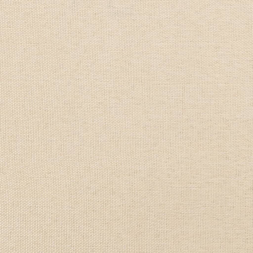 Boxspring Met Matras Stof Kleurig Crème