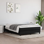 Boxspring Met Matras Stof Zwart