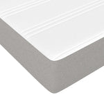 Boxspring Met Matras Stof Lichtgrijs