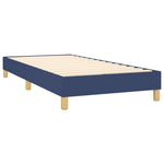Boxspring Met Matras Stof Blauw